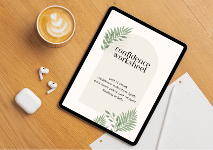 Confidence Unleashed Package- Ebook, Workbook, Monthly Journal and 100 Individual Affirmations